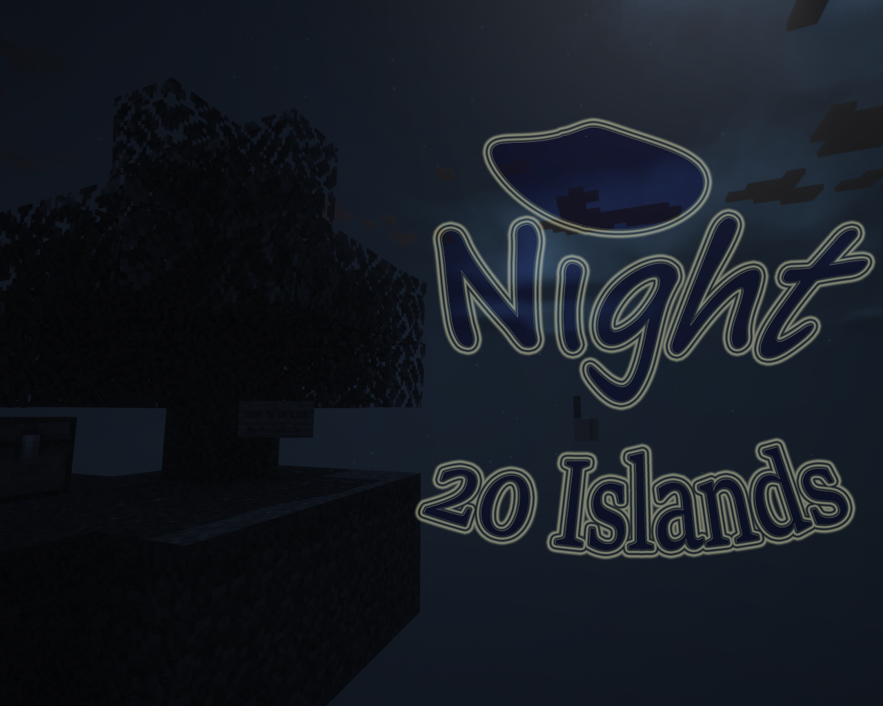 Herunterladen Night 20 Islands zum Minecraft 1.14.3